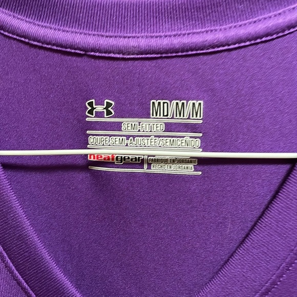 Purple Under Armour Workout Shirt - Picture 2 of 4